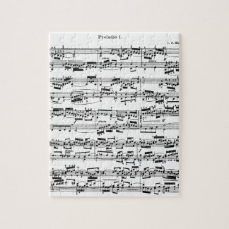 Bach著楽譜 ジグソーパズル