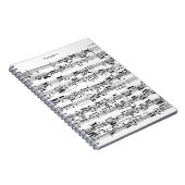 Bach著楽譜 ノートブック (右側)