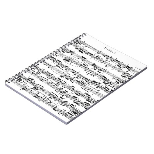 Bach著楽譜 ノートブック (左側)