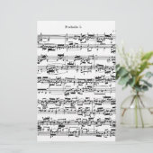 Bach著楽譜 便箋 (スタンド正面)