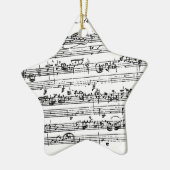 Bach音楽ぶら下がったなオーナメント セラミックオーナメント (左)