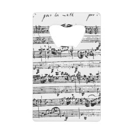 Bach音楽栓抜き クレジットカード栓抜き