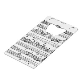 Bach音楽栓抜き クレジットカード栓抜き