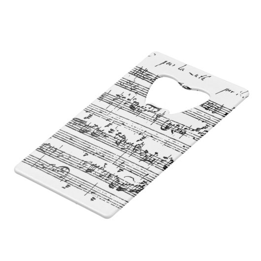 Bach音楽栓抜き クレジットカード栓抜き (裏面アングル)
