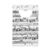 Bach音楽栓抜き クレジットカード栓抜き (裏面)