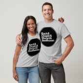 Bach and Chopin and Mozart and Beethoven Tシャツ (ユニセックス)