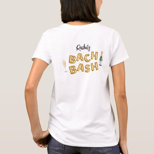Bach & Boozy Bachelorette Drunk In Love Tシャツ (裏面)