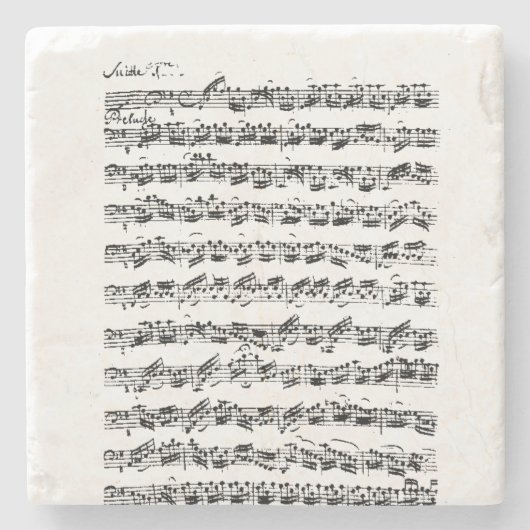 Bach cello suite for dinner ストーンコースター (正面)