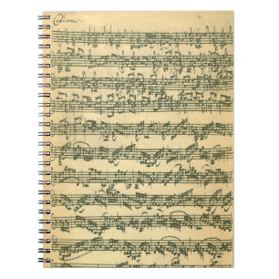 Bach Chaconneの螺線形ノート ノートブック