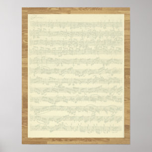 Bach Chaconne ポスター