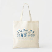 Bach club beach seashells bridesmaids gifts custom トートバッグ (正面)