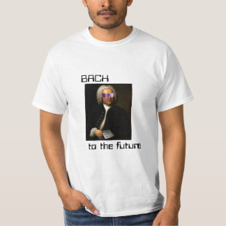 Bach to the future tシャツ