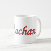 Bachanのハイビスカスのマグ コーヒーマグカップ (正面右)