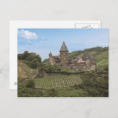 Bacharach、ドイツ、Stahleck Cassle、シュロス ポストカード (正面/裏面)