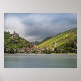 Bacharach am Rhein – ドイツ ポスター