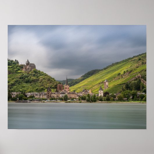 Bacharach am Rhein – ドイツ ポスター (正面)