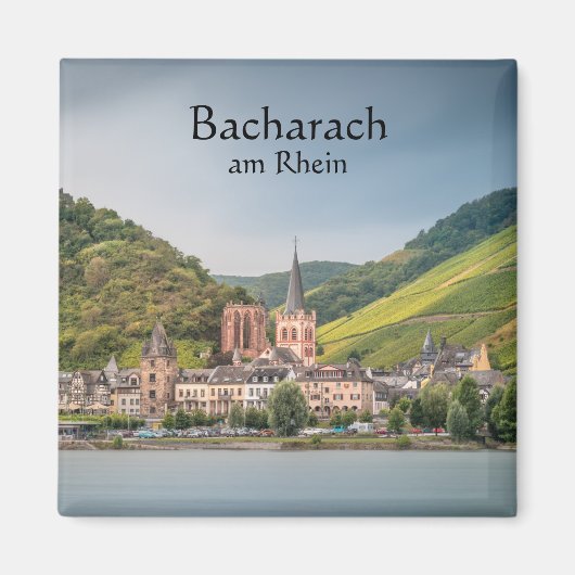 Bacharach am Rhein – ドイツ マグネット (正面)