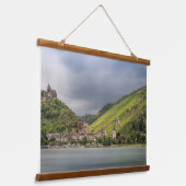 Bacharach am Rhein – ドイツ 吊り下げ型タペストリー (傾斜あり)