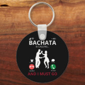 Bachataが呼び出している – ドミニカ共和国のダンス キーホルダー (正面)
