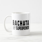 Bachataは私の超出力です コーヒーマグカップ (左)
