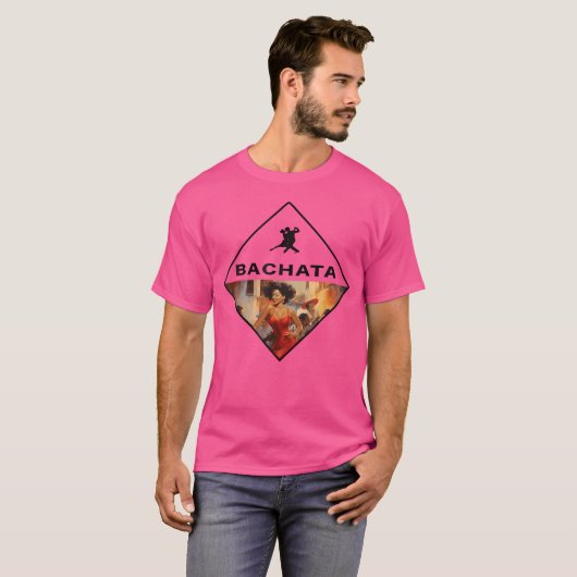 Bachata Dance Tシャツ (正面フル)