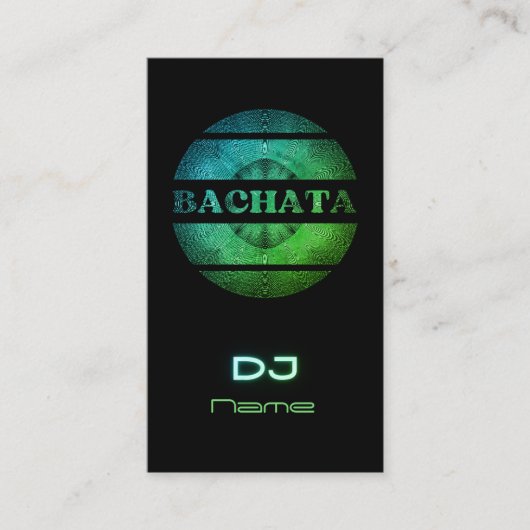 Bachata DJ名刺 名刺 (正面)