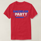Bachelor Loading Groom Bride Party Funny  Tシャツ (デザイン正面)