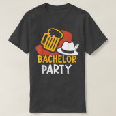 Bachelor Party Bride Groom Team  Tシャツ (デザイン正面)