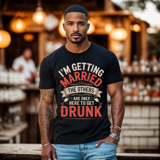 Bachelor Party Drinking Team Groom Design Tシャツ