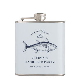 Bachelor Party Groom Fishing Party フラスク