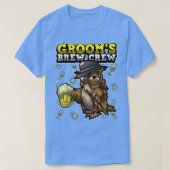 Bachelor Party Groom & Groomsmen Drinking Crew Fun Tシャツ (デザイン正面)