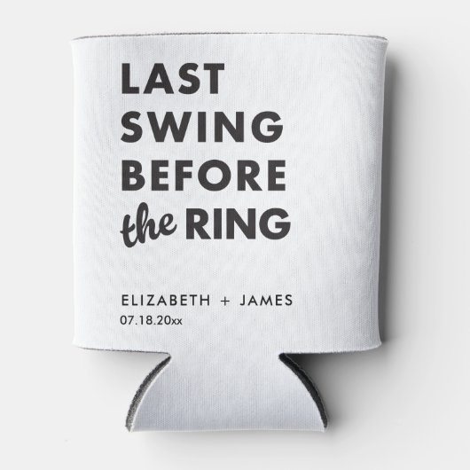 Bachelor Party Last Swing Before the Ring Minimal 缶クーラー (正面)