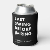 Bachelor Party Last Swing Before the Ring Minimal 缶クーラー (缶正面)