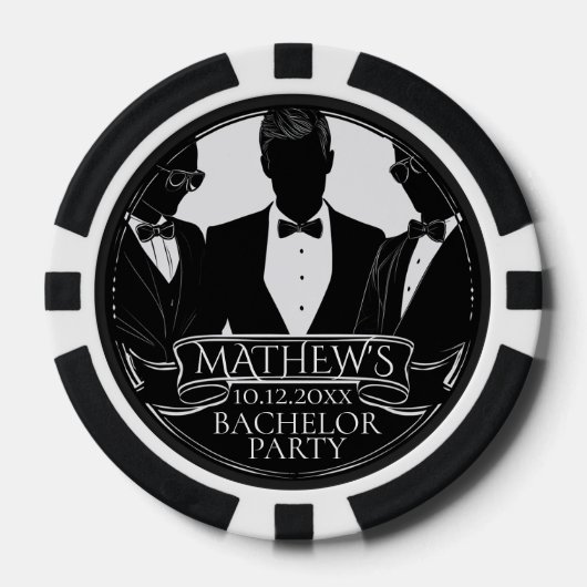 Bachelor Party Poker Chip ポーカーチップ (正面)