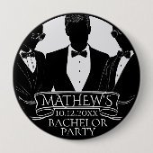 Bachelor Party Poker Chip 缶バッジ (正面)