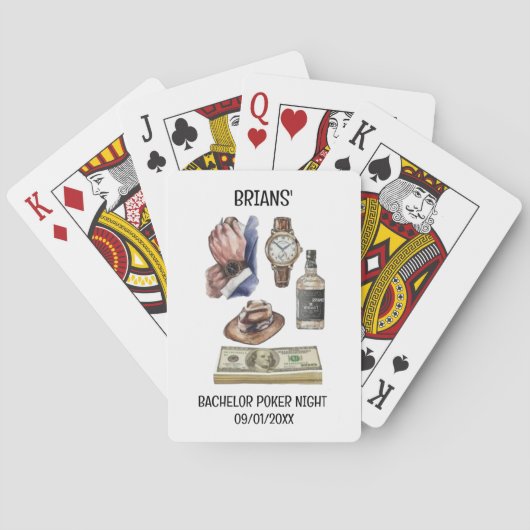 Bachelor Party Poker Party Playing Cards トランプ (裏面)