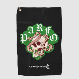 Bachelor Party Scramble Edgy Gothic Snake Skull ゴルフタオル