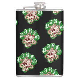 Bachelor Party Scramble Gothic Snake Skull フラスク