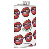 Bachelor Party Scramble Talk Birdie Skull Lips フラスク (右)