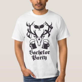 Bachelor Party sexy Hirschgeweih JGA Polterabend Tシャツ