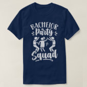 Bachelor Party Squad Groom Bride Team  Tシャツ (デザイン正面)