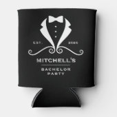 Bachelor Party Tuxedo Suit Bowtie Black Wedding 缶クーラー (正面)