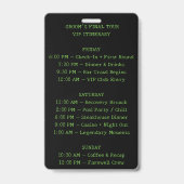 Bachelor Party VIP Badge Backstage Pass バッジ (裏面)