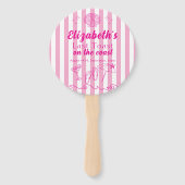 Bachelorette Beach Party Last Toast On the Coast ハンドファン (正面)