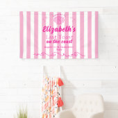 Bachelorette Beach Party Last Toast On the Coast 横断幕 (インサイチュ)