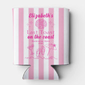 Bachelorette Beach Party Last Toast On the Coast 缶クーラー (裏面)