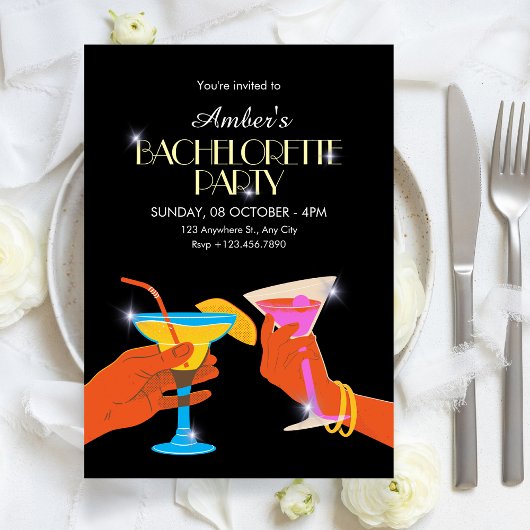 BACHELORETTE PARTY 招待状