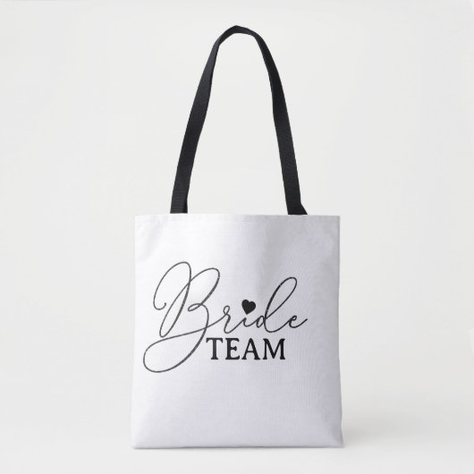 Bachelorette party  bag bride team トートバッグ (正面)