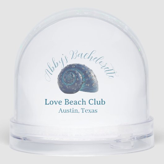 Bachelorette party beach club blue sea shell name  (裏面)