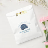 Bachelorette party beach club blue sea shell name  フェイバーバッグ (封をした状態)